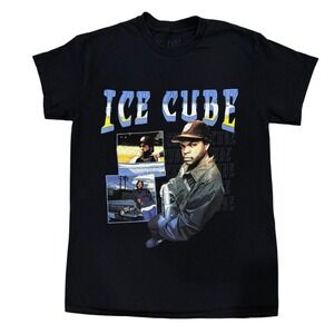 Ice Cube Unisex Small T Shirt Black Graphic Hip Hop Rap Streetwear Tee